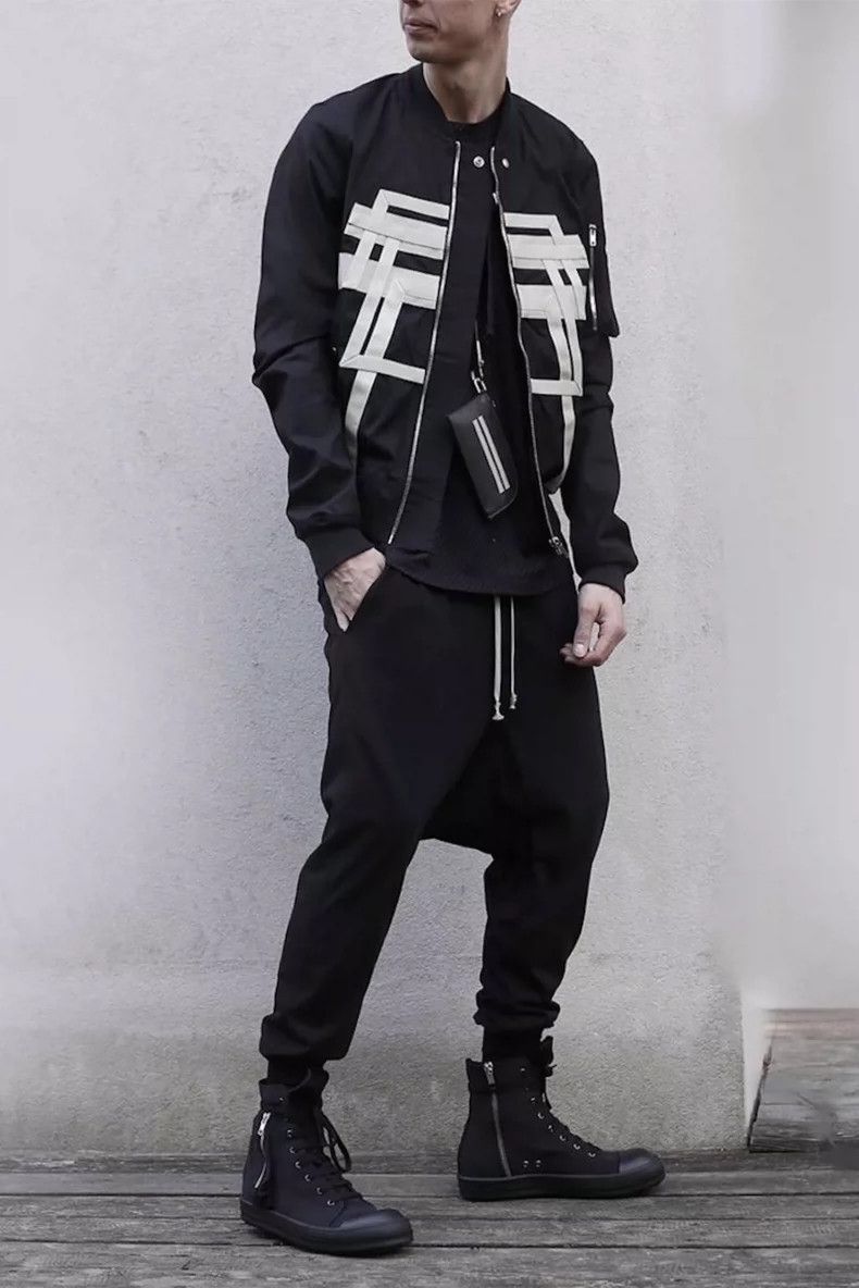 Rick Owens Drkshdw rick owens ro drkshdw flight jacket Size US L / EU 52-54 / 3 - 7 Thumbnail
