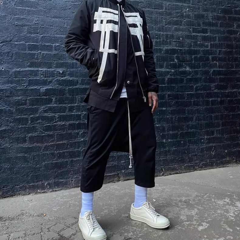 Rick Owens Drkshdw rick owens ro drkshdw flight jacket Size US L / EU 52-54 / 3 - 9 Thumbnail