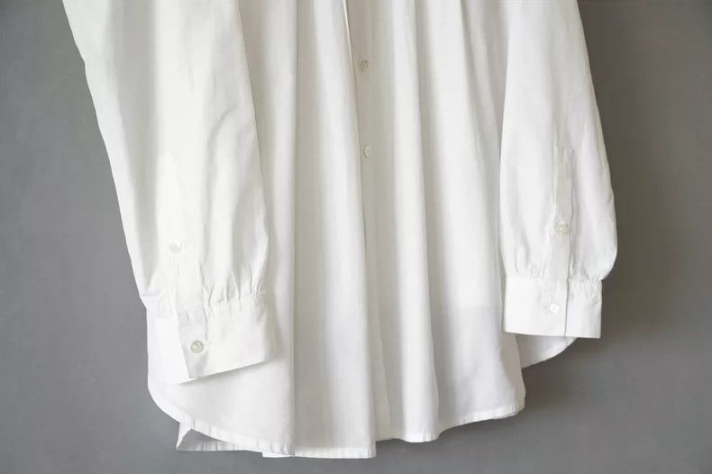 Yohji Yamamoto yohji yamamoto white pleated shirt Size US M / EU 48-50 / 2 - 4 Thumbnail
