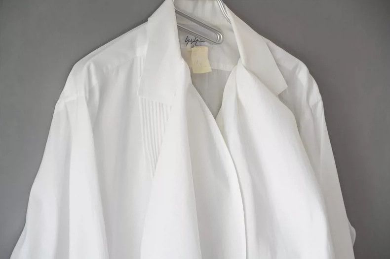 Yohji Yamamoto yohji yamamoto white pleated shirt Size US M / EU 48-50 / 2 - 5 Thumbnail