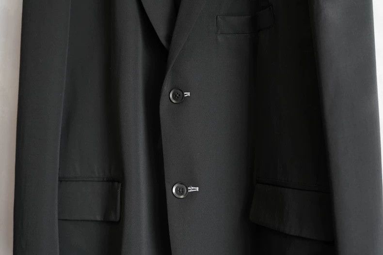 Yohji Yamamoto yohji yamamoto black embroidered wool jacket Size US M / EU 48-50 / 2 - 5 Thumbnail