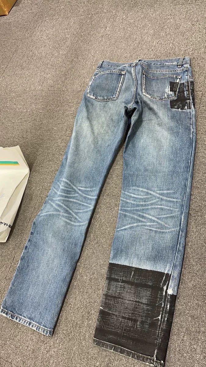Helmut Lang vintage helmut lang painted denim jeans Size US 31 - 2 Thumbnail
