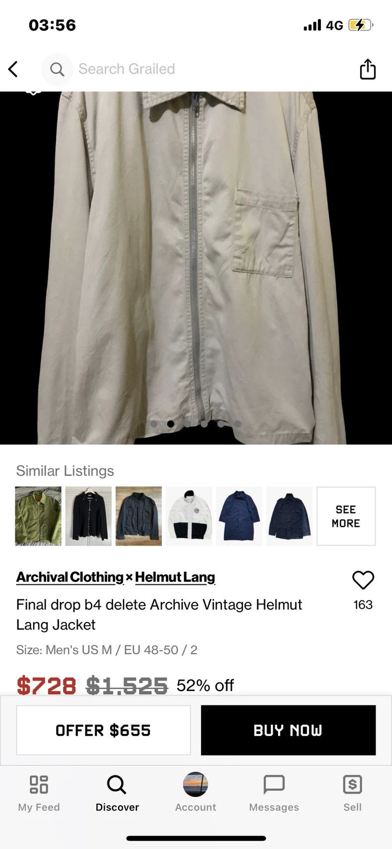 Helmut Lang helmut lang bondage zip jacket Size US L / EU 52-54 / 3 - 7 Thumbnail
