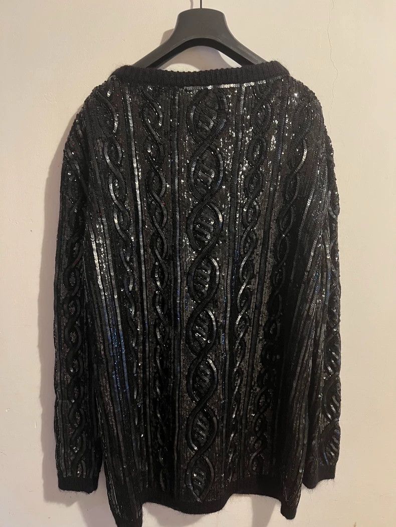 Saint Laurent Paris saint laurent black sequined sweater size S Size US S / EU 44-46 / 1 - 4 Thumbnail