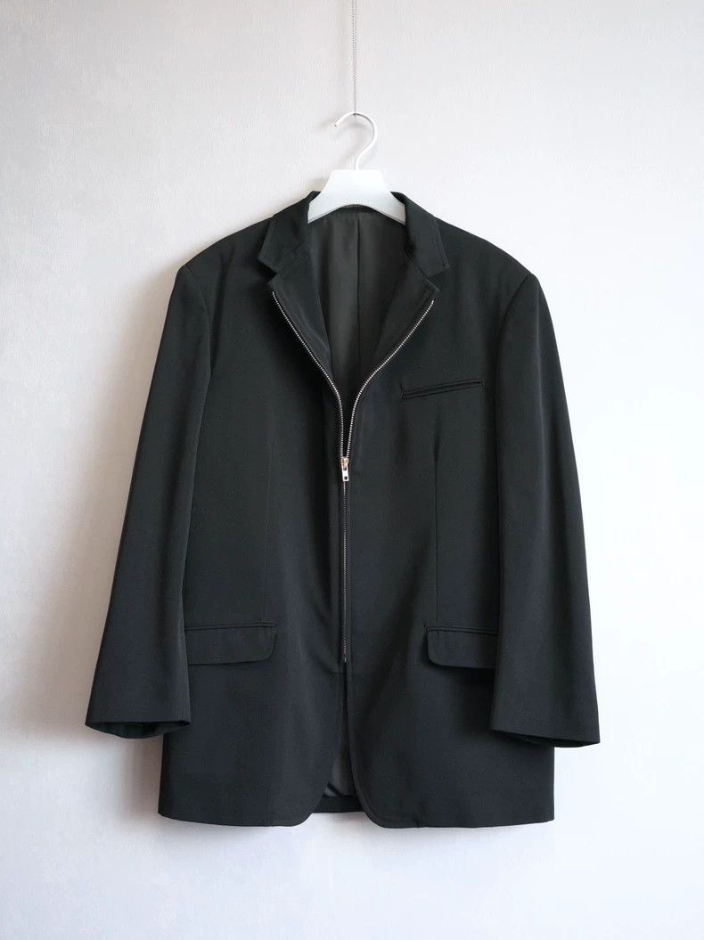 Yohji Yamamoto Yohji Yamamoto Black Zip Jacket Size US L / EU 52-54 / 3 - 2 Thumbnail