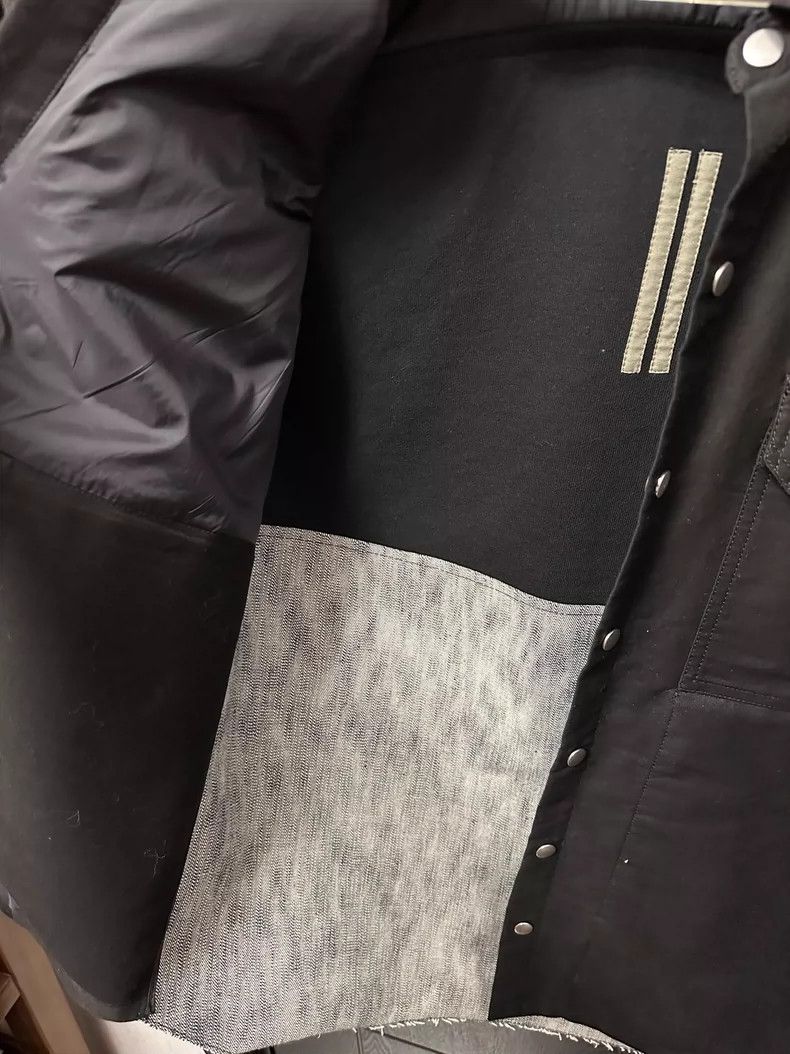 Rick Owens rick owens black paneled oversized shirt Size US L / EU 52-54 / 3 - 3 Thumbnail