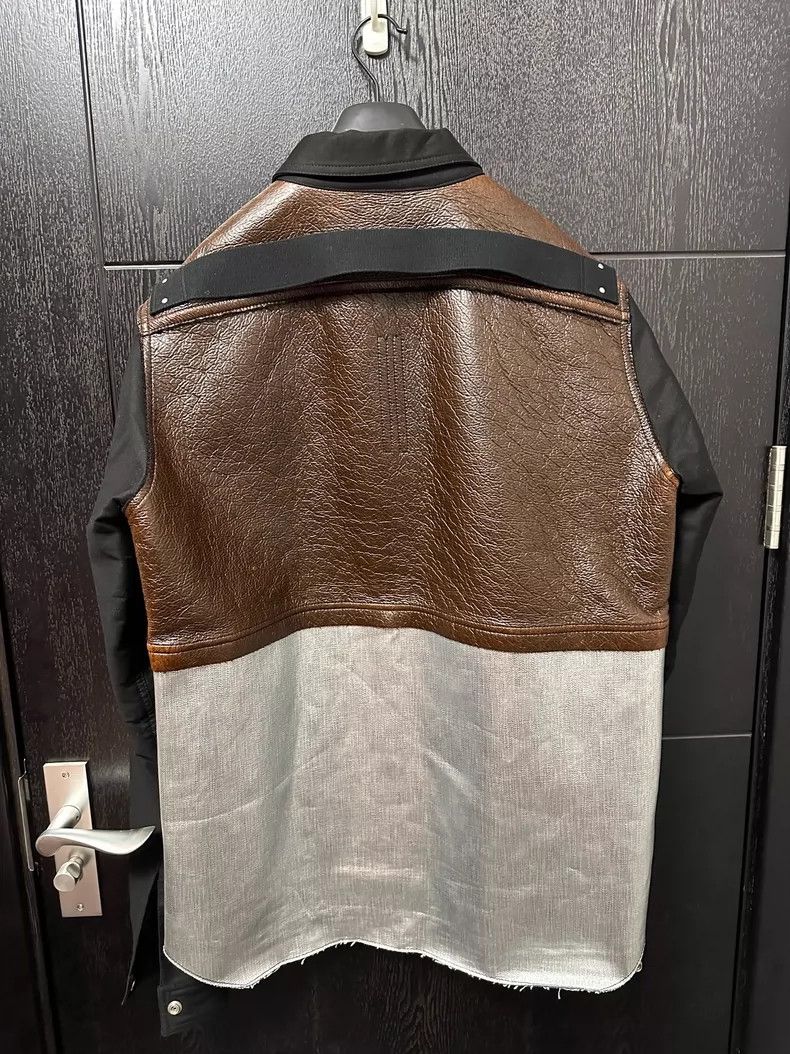 Rick Owens rick owens black paneled oversized shirt Size US L / EU 52-54 / 3 - 2 Thumbnail