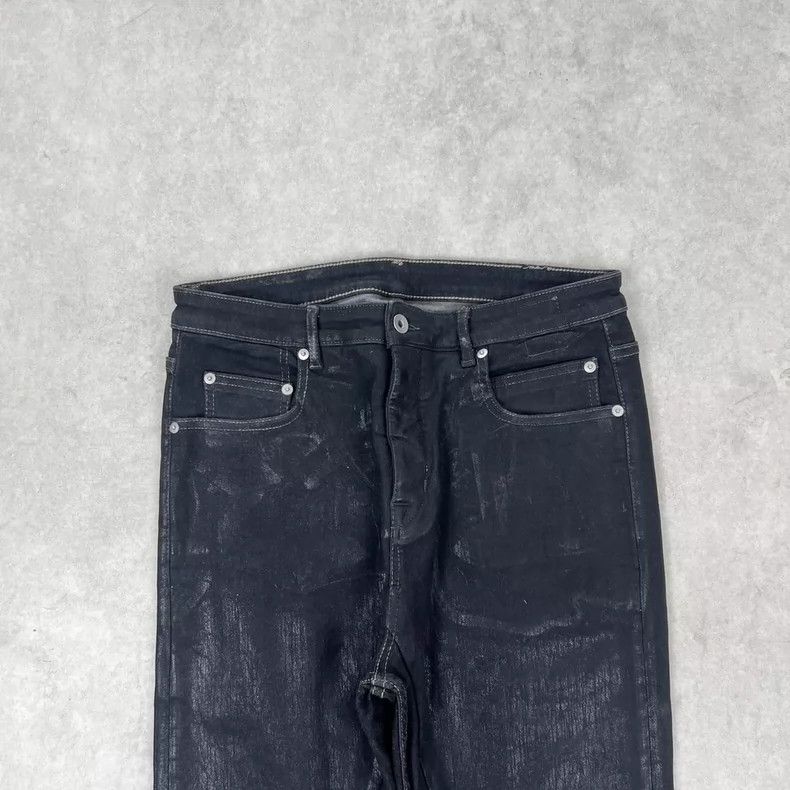 Rick Owens Rick Owens Detroit Cut Waxed Trousers Size US 31 - 2 Thumbnail