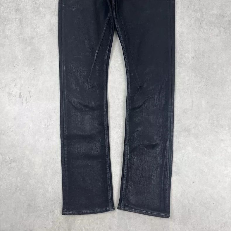 Rick Owens Rick Owens Detroit Cut Waxed Trousers Size US 31 - 3 Thumbnail