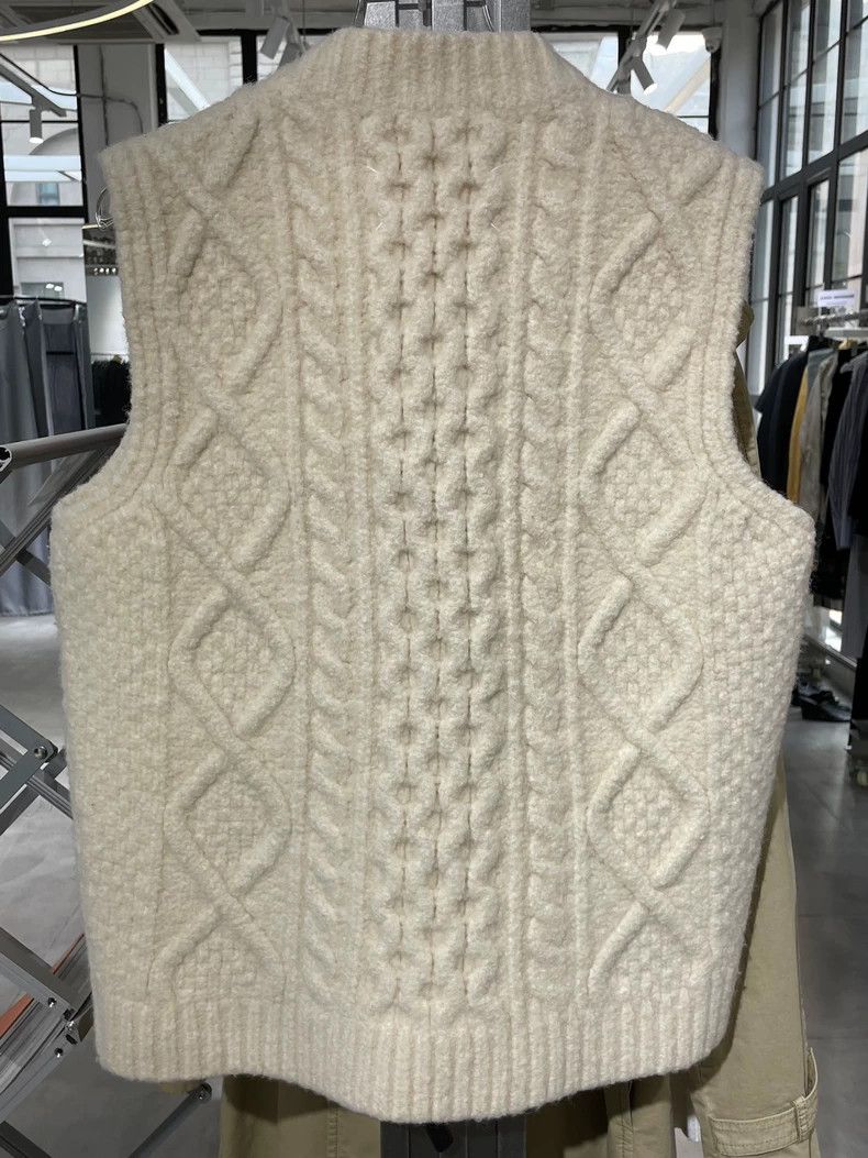 Maison Margiela Maison Martin Margiela White Wool Vest Size US M / EU 48-50 / 2 - 2 Thumbnail