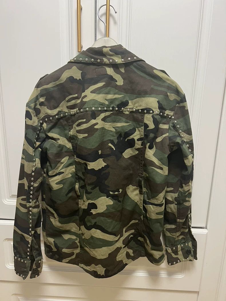Saint Laurent Paris ysl camouflage jacket with belt Size US S / EU 44-46 / 1 - 4 Thumbnail