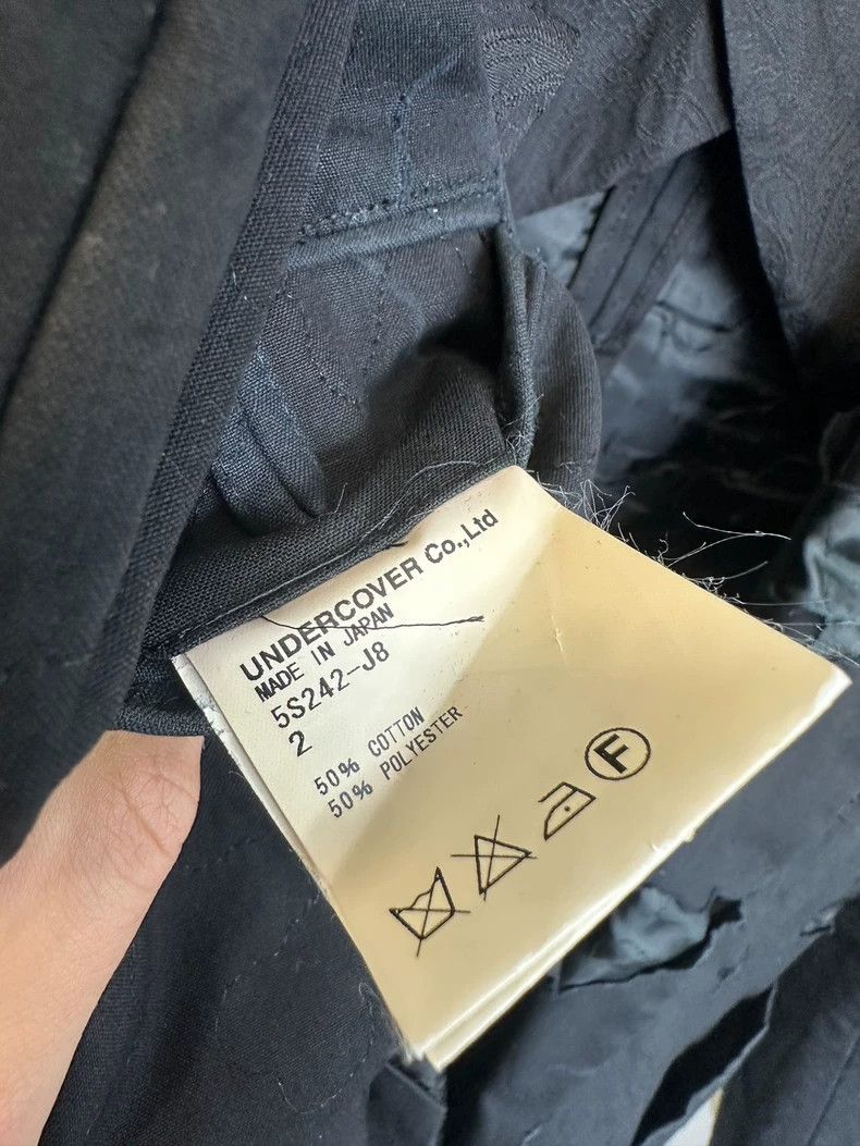 Undercover avant-garde black distressed jacket by undercover Size US M / EU 48-50 / 2 - 6 Thumbnail