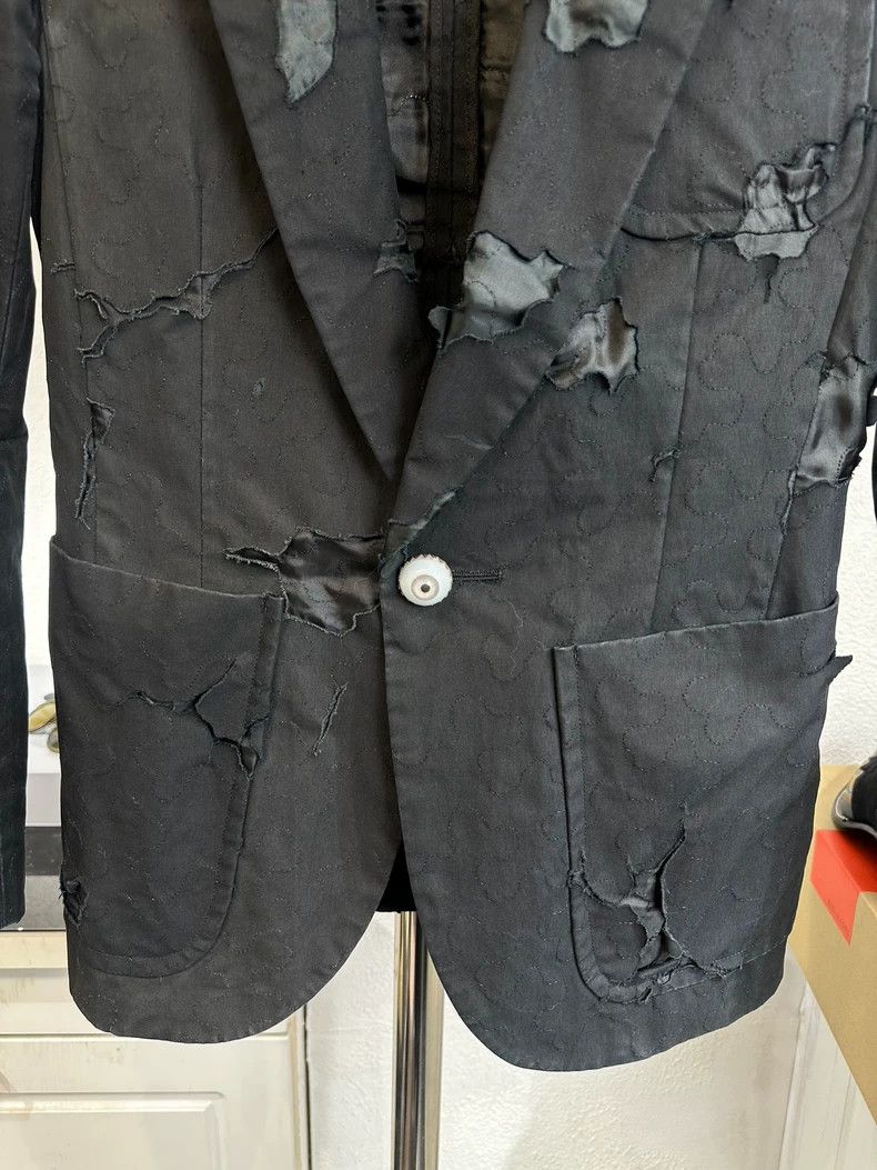 Undercover avant-garde black distressed jacket by undercover Size US M / EU 48-50 / 2 - 2 Thumbnail