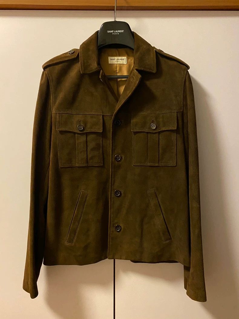 Saint Laurent Paris saint laurent goatskin suede jacket Size US M / EU 48-50 / 2 - 2 Thumbnail