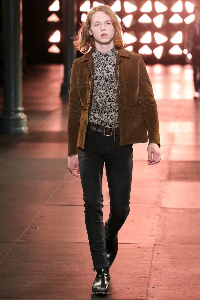 Saint Laurent Paris saint laurent goatskin suede jacket Size US M / EU 48-50 / 2 - 4 Thumbnail