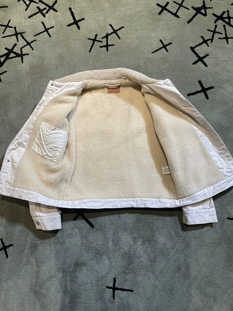 Helmut Lang helmut lang white lamb fur denim jacket Size US XL / EU 56 / 4 - 4 Thumbnail