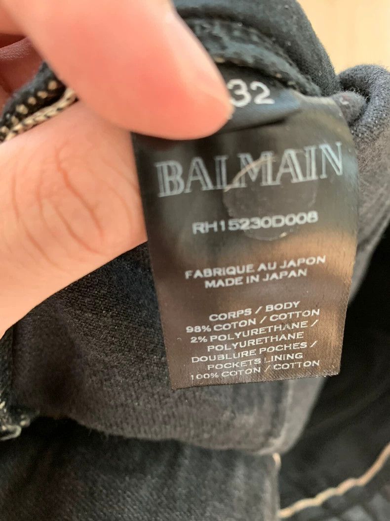 Balmain balmain slim fit jeans in dark denim Size US 32 / EU 48 - 7 Thumbnail