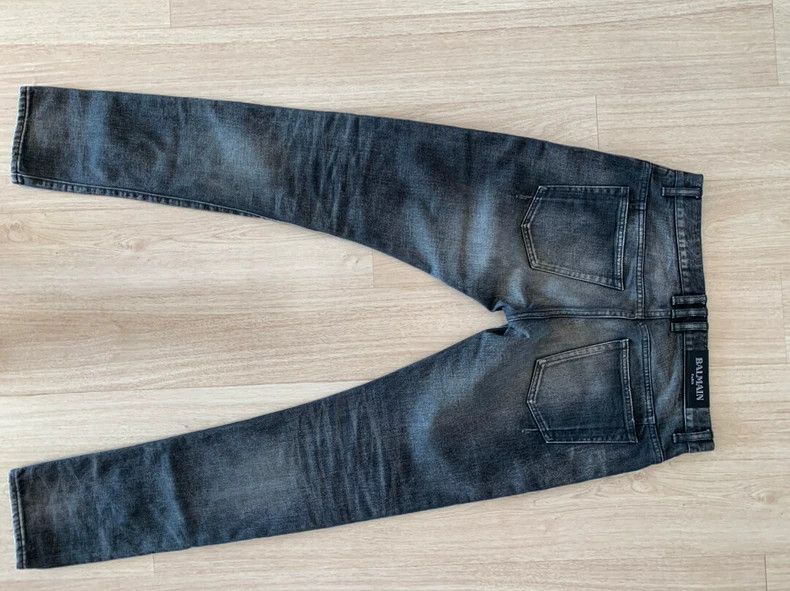 Balmain balmain slim fit jeans in dark denim Size US 32 / EU 48 - 5 Thumbnail