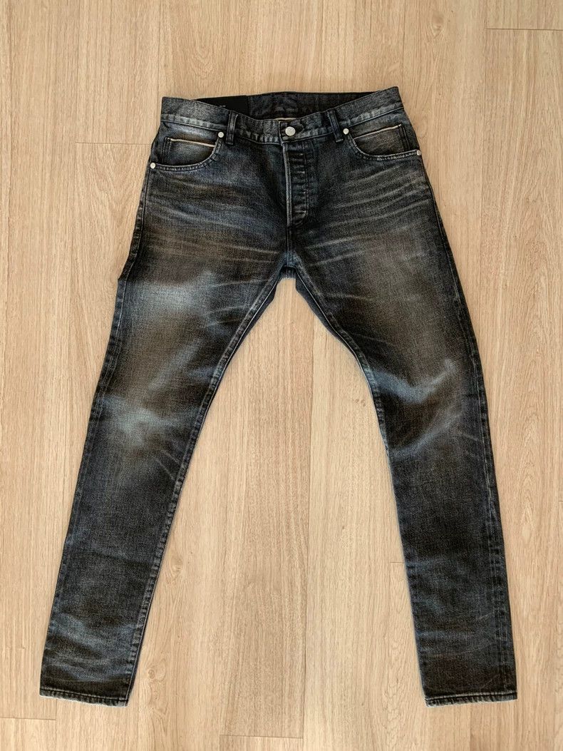Balmain balmain slim fit jeans in dark denim Size US 32 / EU 48 - 2 Thumbnail