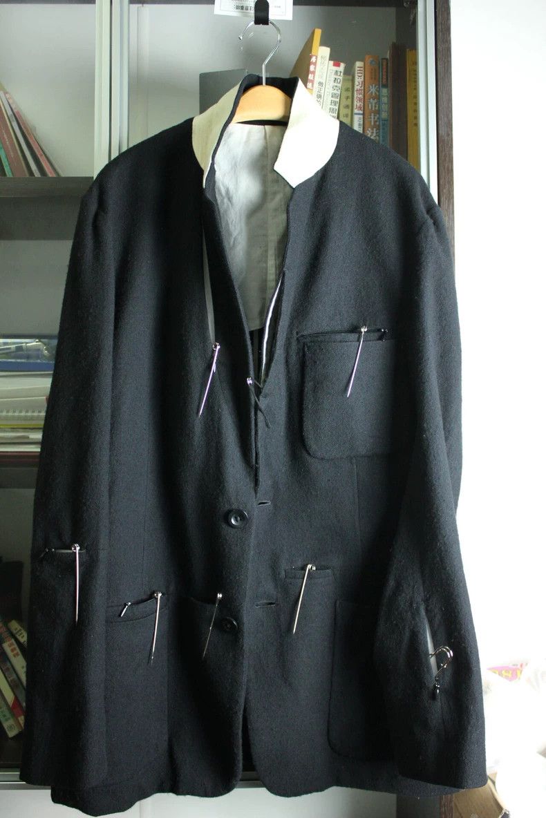 Yohji Yamamoto yohji yamamoto multi-pocket black suit jacket Size US M / EU 48-50 / 2 - 3 Thumbnail