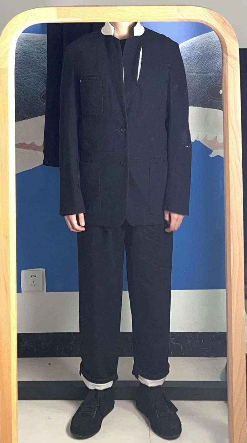 Yohji Yamamoto yohji yamamoto multi-pocket black suit jacket Size US M / EU 48-50 / 2 - 8 Thumbnail