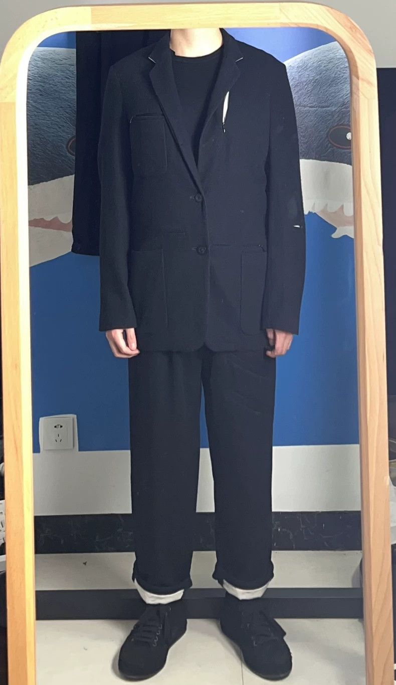 Yohji Yamamoto yohji yamamoto multi-pocket black suit jacket Size US M / EU 48-50 / 2 - 9 Thumbnail