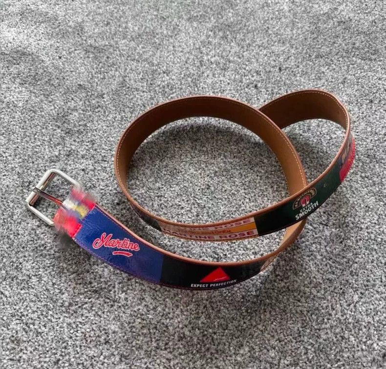 Martine Rose martine rose leather printed waist belt Size ONE SIZE - 3 Thumbnail