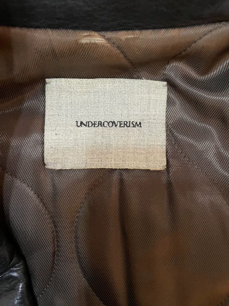 Undercover limited edition black leather jacket with ribs Size US S / EU 44-46 / 1 - 5 Thumbnail