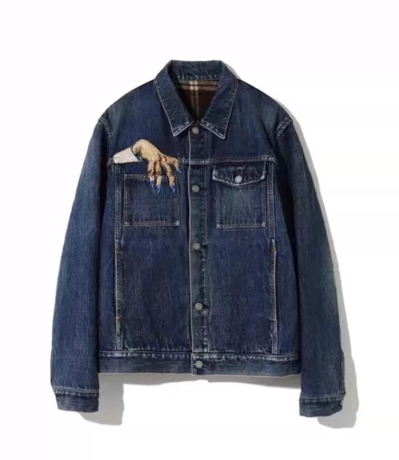 Undercover black embroidered denim jacket with inner lining Size US L / EU 52-54 / 3 - 7 Thumbnail