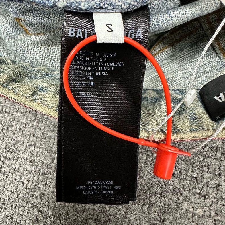 Balenciaga balenciaga logo distressed denim pants Size US 26 / EU 42 - 6 Thumbnail