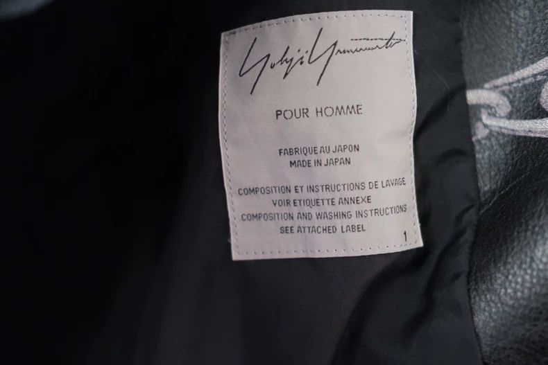 Yohji Yamamoto yohji yamamoto graphic leather jacket Size US L / EU 52-54 / 3 - 4 Thumbnail