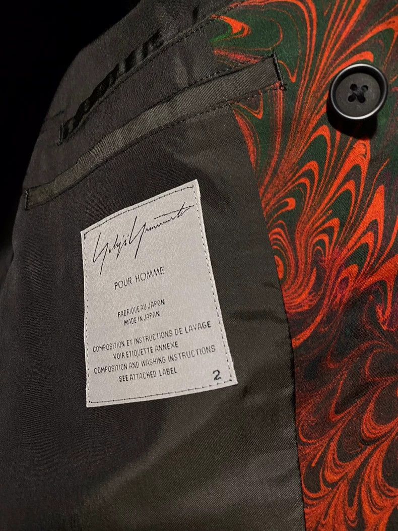 Yohji Yamamoto yohji yamamoto pour homme velvet printed suit Size US S / EU 44-46 / 1 - 6 Thumbnail