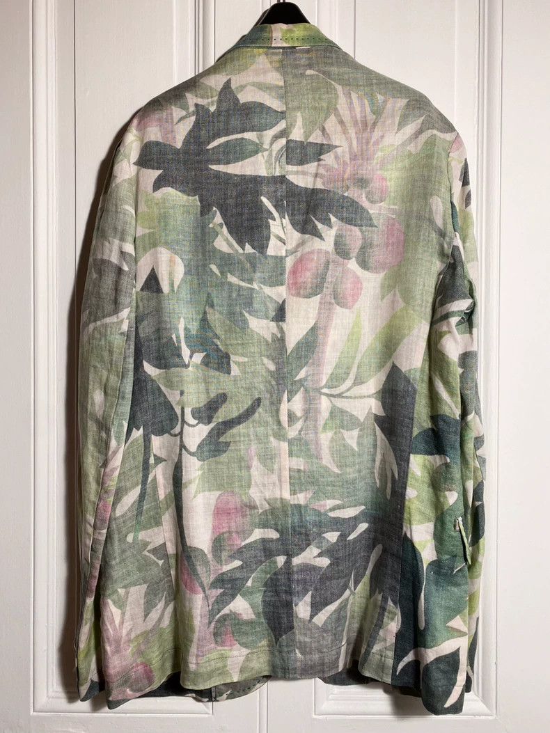 Yohji Yamamoto lightweight floral print blazer by yohji yamamoto Size US M / EU 48-50 / 2 - 5 Thumbnail