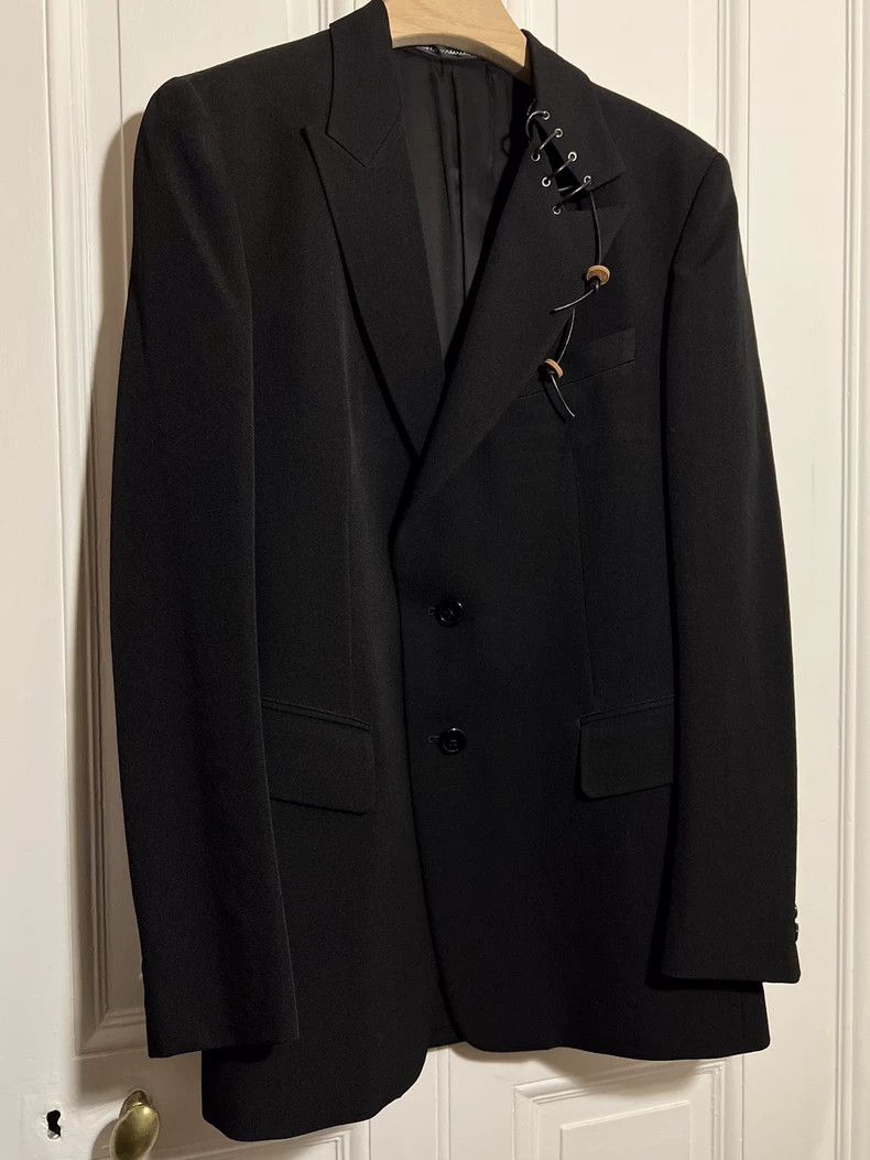 Yohji Yamamoto thick wool trench coat by yohji yamamoto Size US M / EU 48-50 / 2 - 2 Thumbnail
