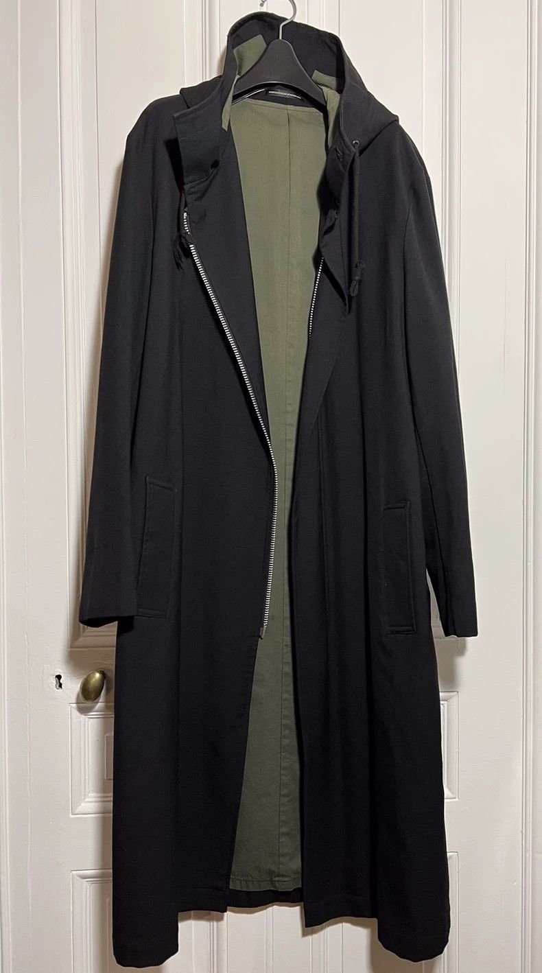 Yohji Yamamoto yohji yamamoto men's reversible hooded coat Size US M / EU 48-50 / 2 - 3 Thumbnail