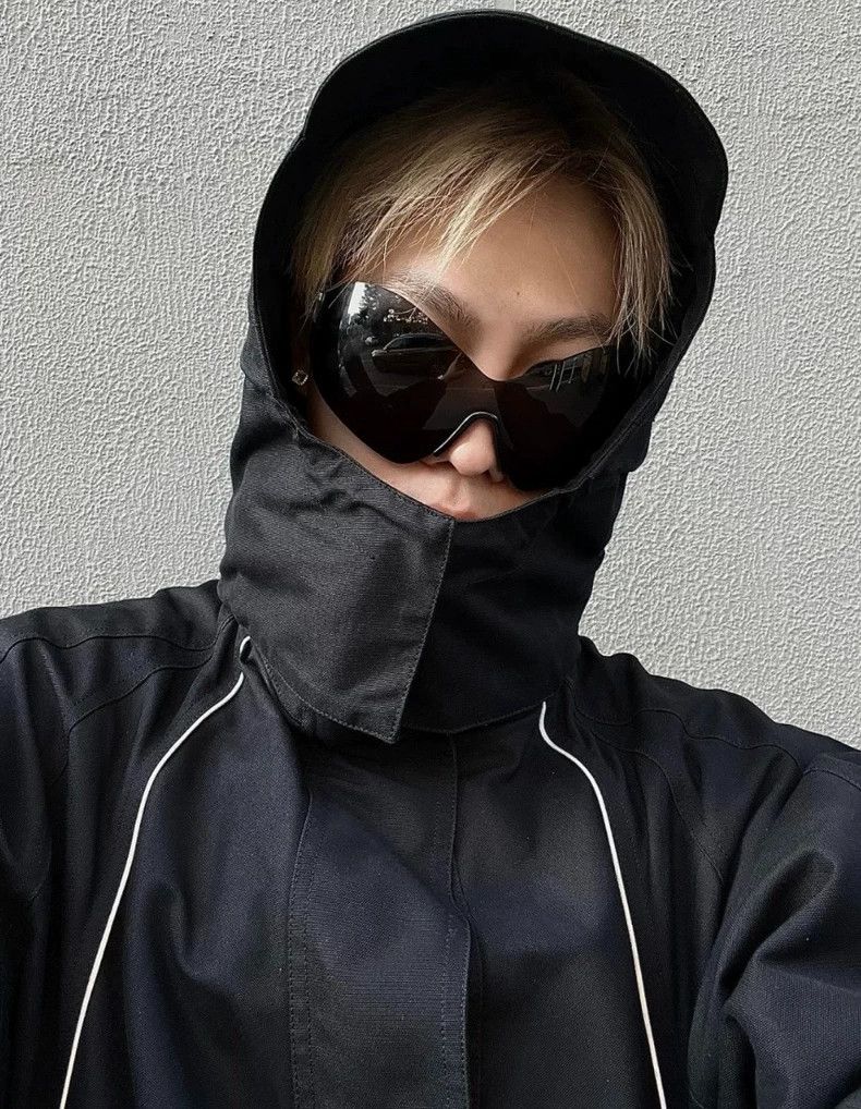 Balenciaga balenciaga black hooded parka jacket Size US L / EU 52-54 / 3 - 3 Thumbnail