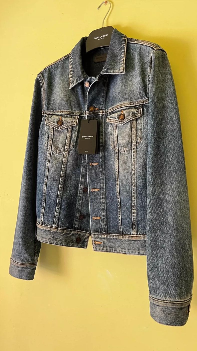Saint Laurent Paris new saint laurent denim jacket size M Size US M / EU 48-50 / 2 - 2 Thumbnail