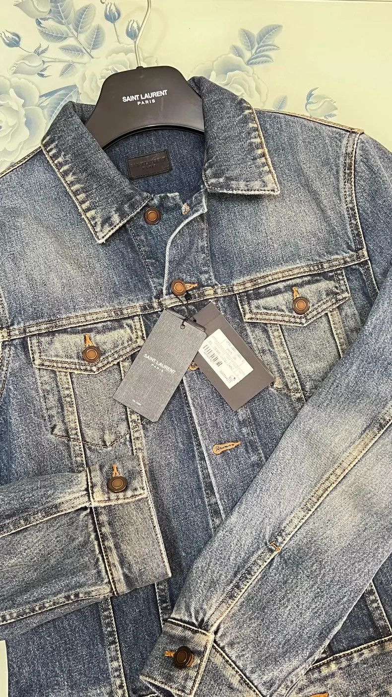 Saint Laurent Paris new saint laurent denim jacket size M Size US M / EU 48-50 / 2 - 3 Thumbnail