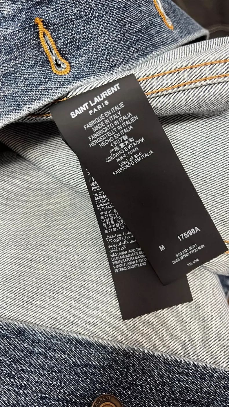 Saint Laurent Paris new saint laurent denim jacket size M Size US M / EU 48-50 / 2 - 8 Thumbnail