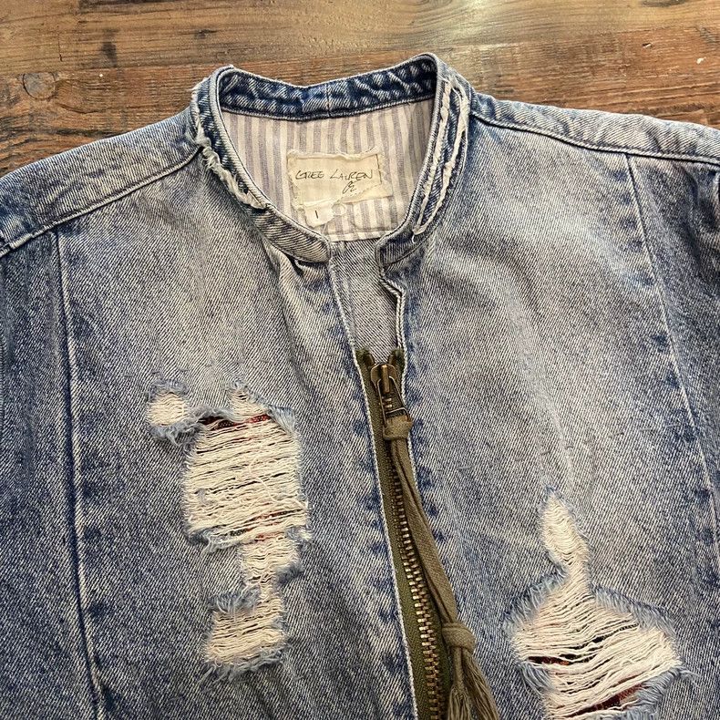 Greg Lauren greg lauren patchwork denim jacket Size US M / EU 48-50 / 2 - 3 Thumbnail