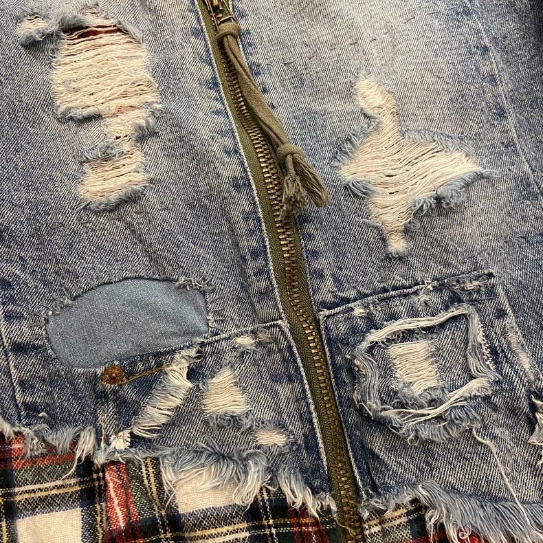 Greg Lauren greg lauren patchwork denim jacket Size US M / EU 48-50 / 2 - 4 Thumbnail