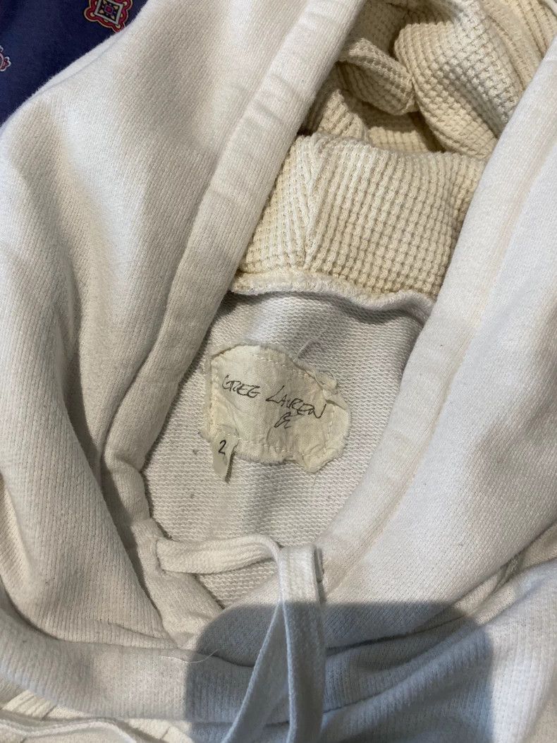 Greg Lauren greg lauren hoodie with denim and white Size US M / EU 48-50 / 2 - 4 Thumbnail