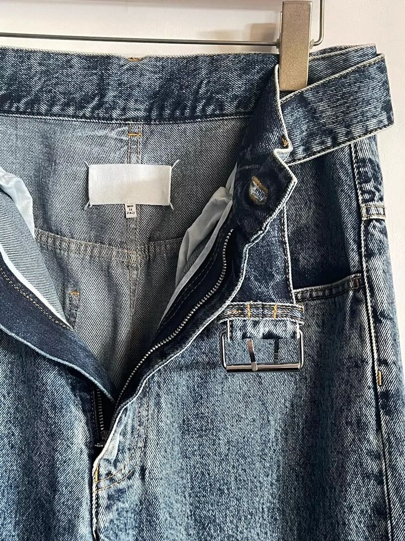 Maison Margiela Maison Margiela Blue Denim Trousers Size US 40 / EU 56 - 4 Thumbnail