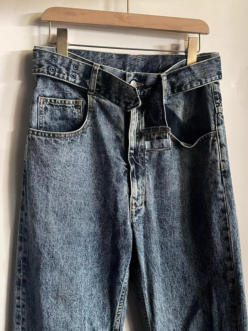 Maison Margiela Maison Margiela Blue Denim Trousers Size US 40 / EU 56 - 3 Thumbnail