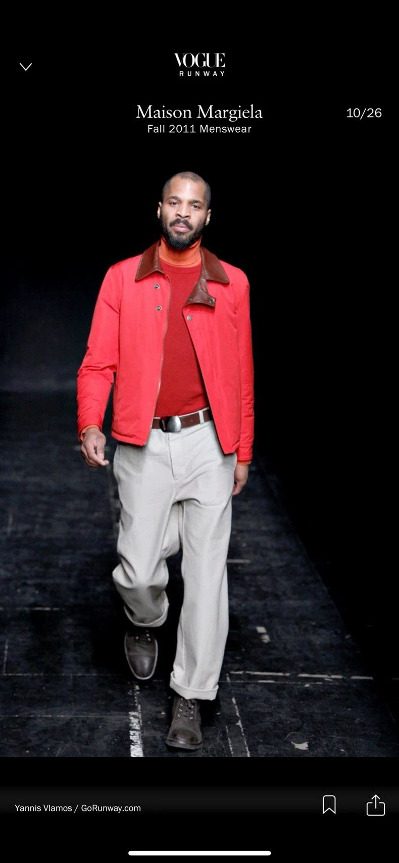 Maison Margiela Maison Martin Margiela Red Hunting Jacket Size US M / EU 48-50 / 2 - 2 Thumbnail