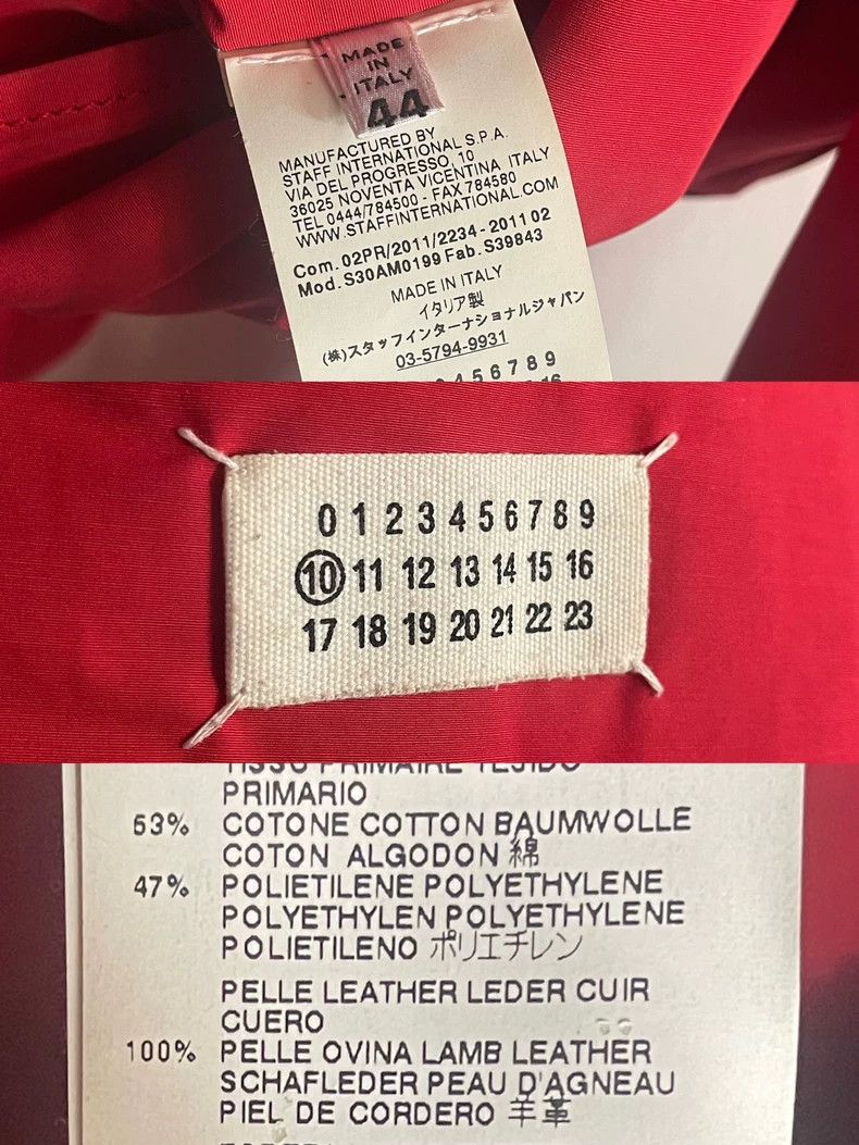 Maison Margiela Maison Martin Margiela Red Hunting Jacket Size US M / EU 48-50 / 2 - 7 Thumbnail