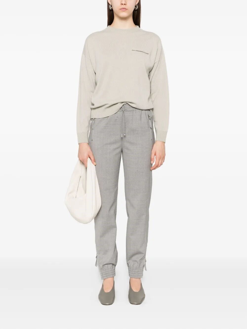 Peserico Tricot Sweater Size L / US 10 / IT 46 - 2 Thumbnail