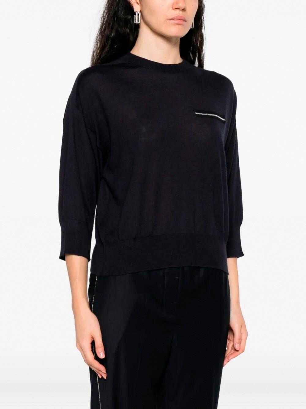 Peserico Tricot Sweater Size M / US 6-8 / IT 42-44 - 5 Thumbnail
