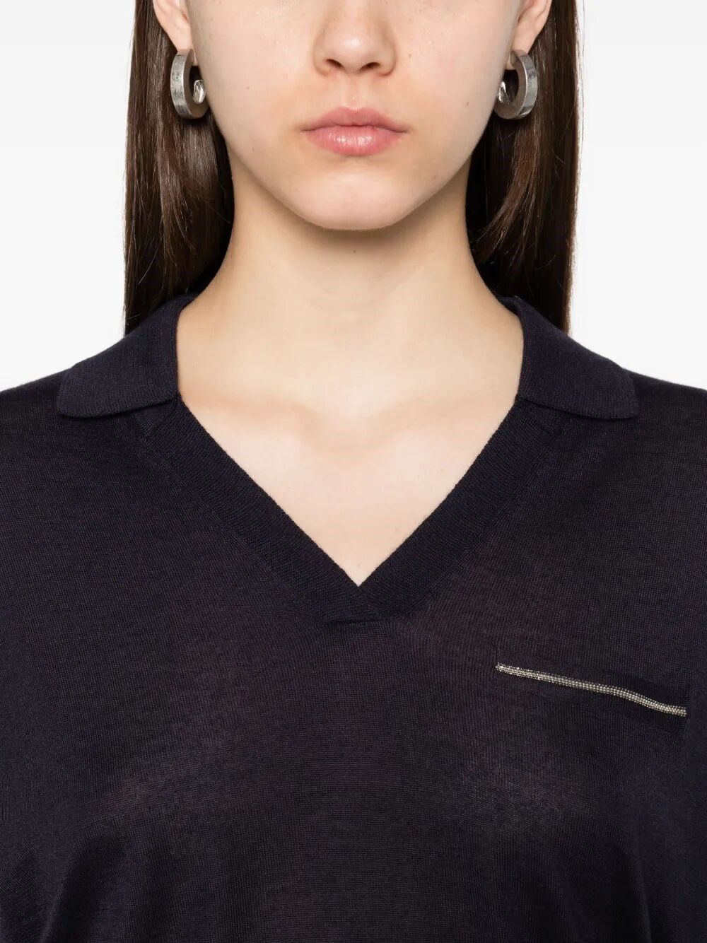 Peserico Tricot Sweater Size M / US 6-8 / IT 42-44 - 5 Thumbnail