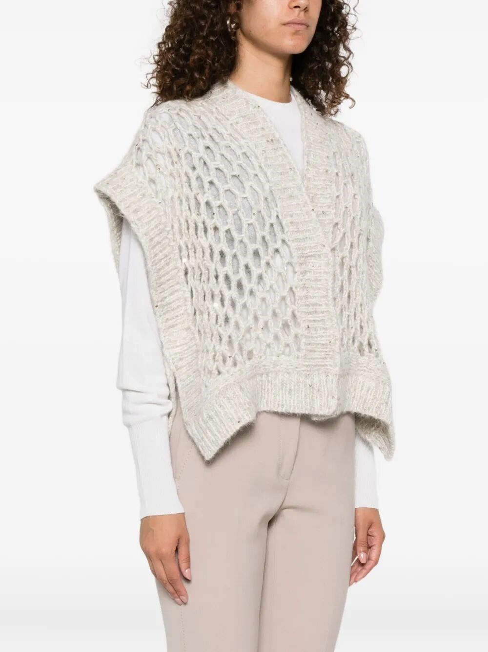 Peserico Tricot Cape Size M / US 6-8 / IT 42-44 - 5 Thumbnail